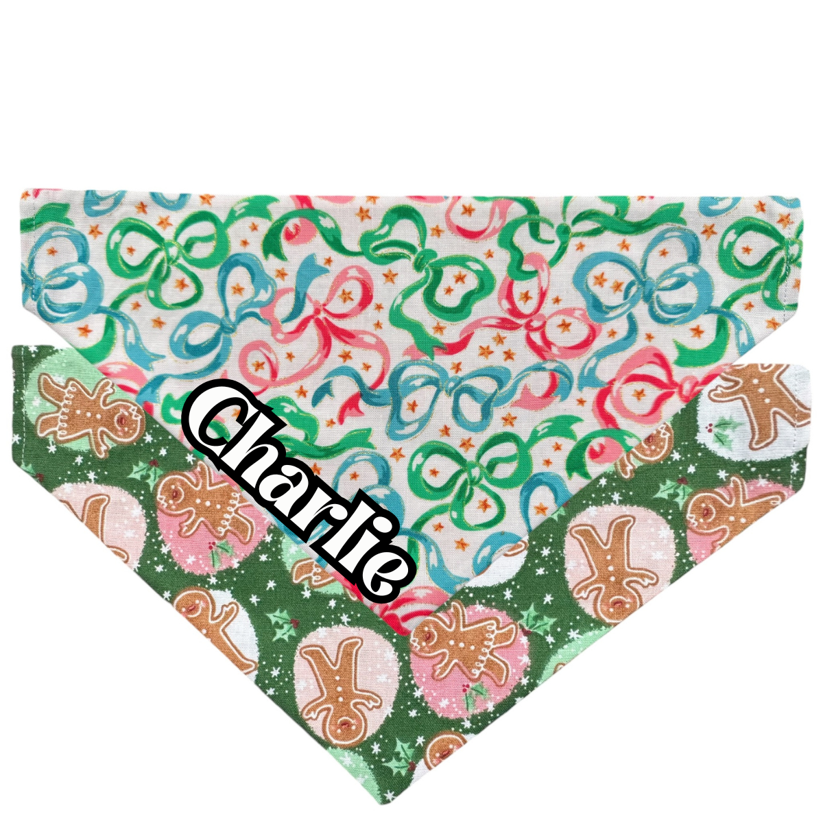 Gingerbread & Bows Bandana